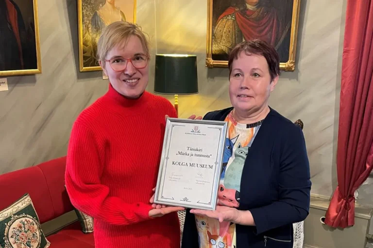 Kolga muuseum tunnustus